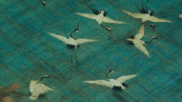 瑞鶴茶席（Auspicious Cranes Tea Mat）
