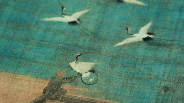 瑞鶴茶席（Auspicious Cranes Tea Mat）